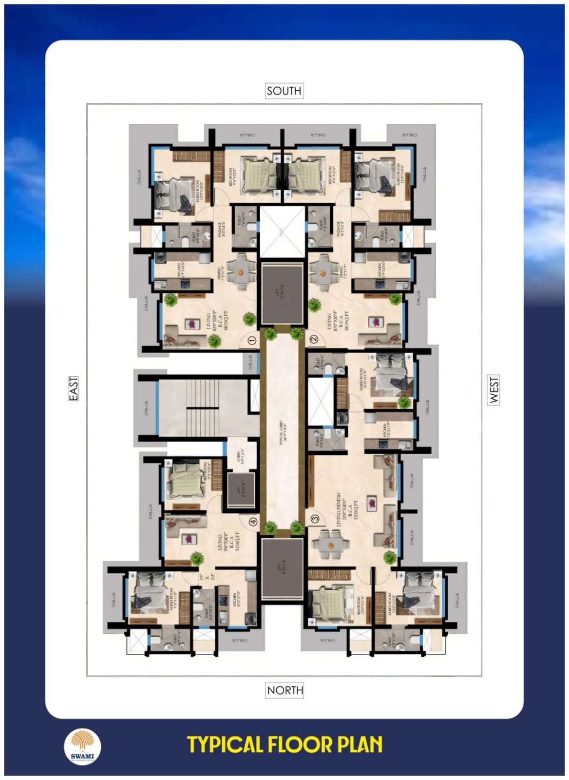 Amrapali Seeron Dyo Floor Plan
