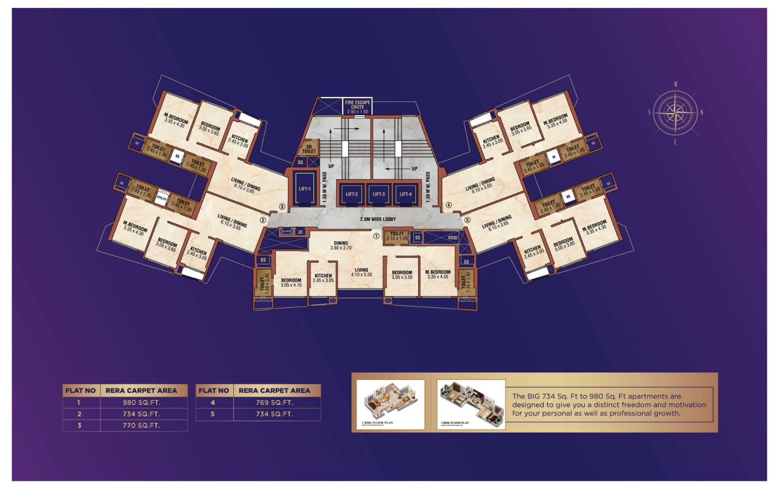 Shreeji Atlantis Floor Plan