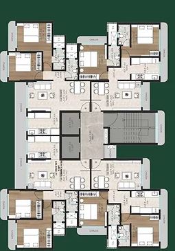 Crystal Hitendra Dhamm Shabha Floor Plan